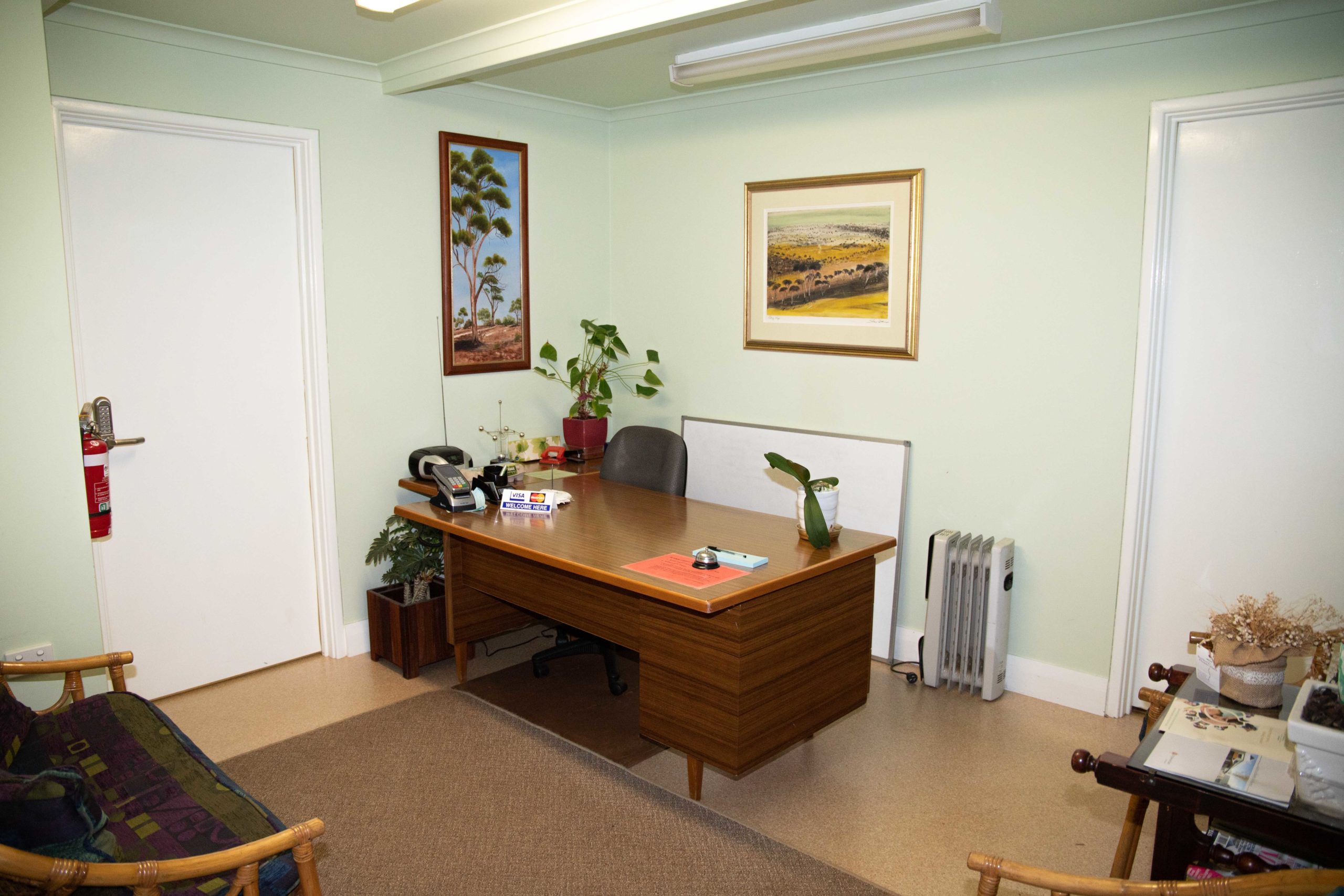 Photo of the reception area