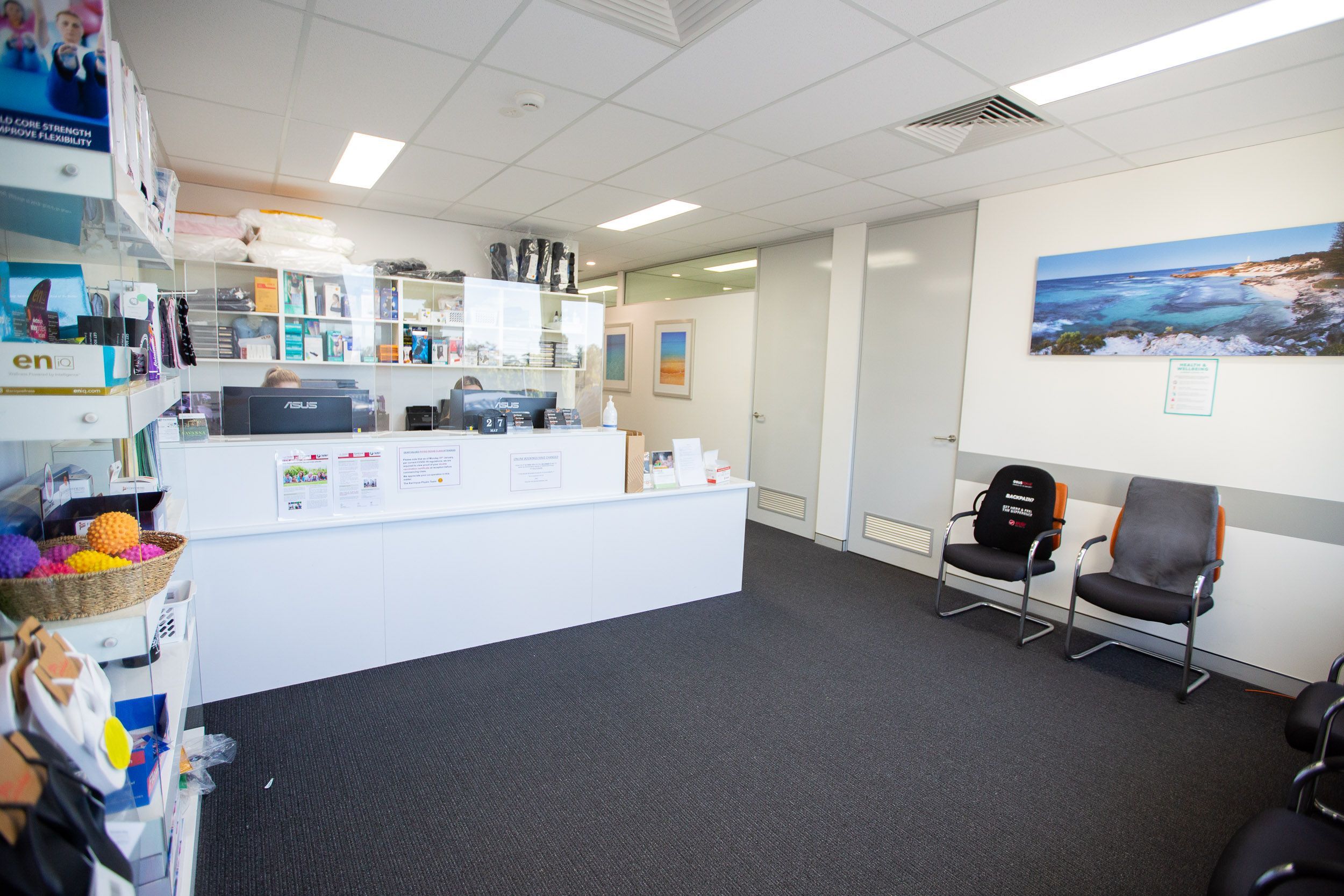 Photo of the reception area