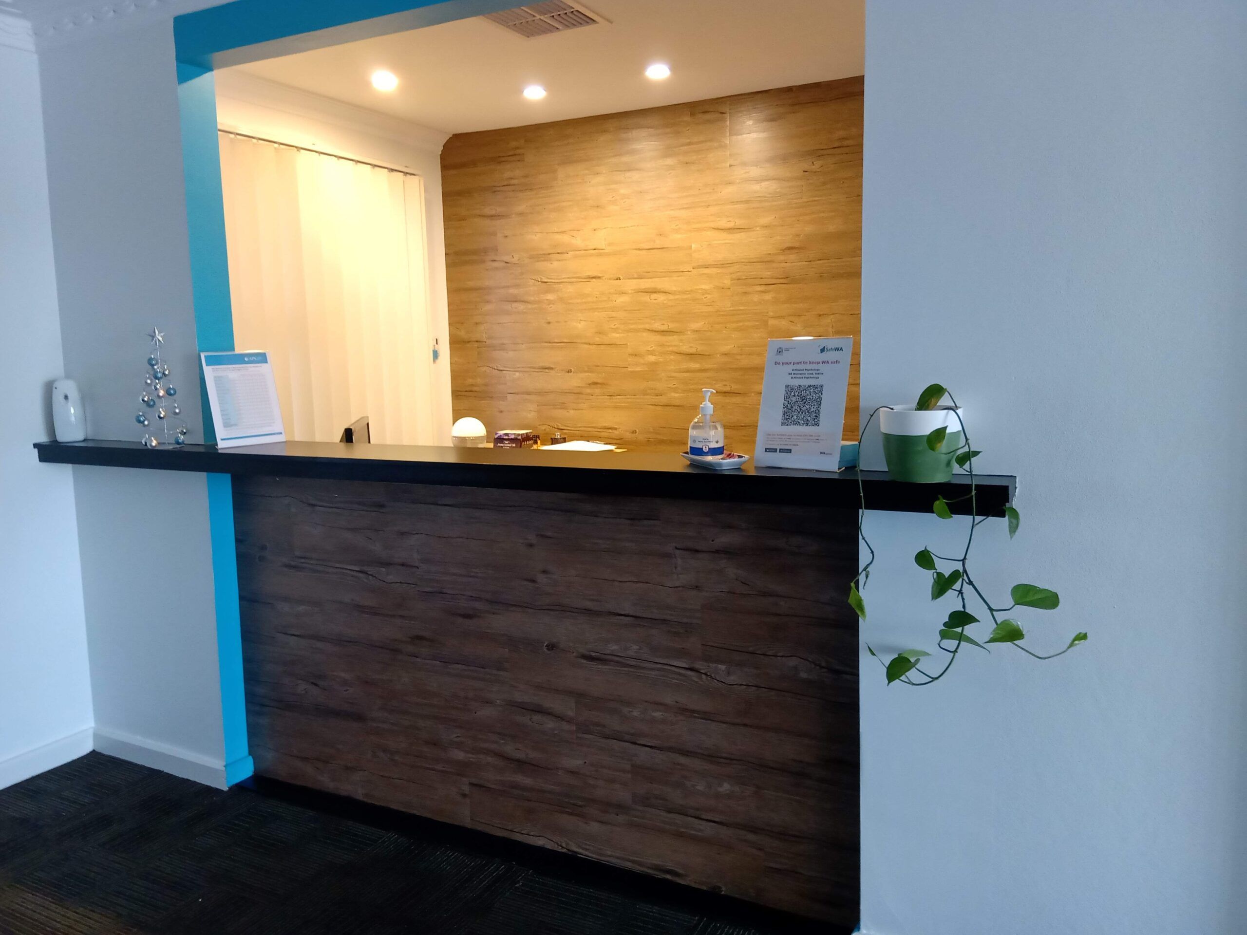 Photo of the reception area