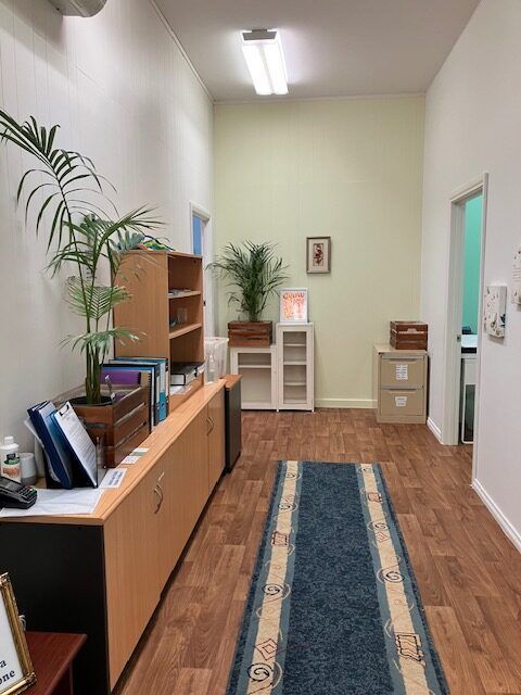 Photo of the reception area